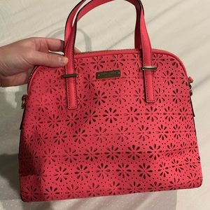 Kate Spade Pink Lasercut Purse
